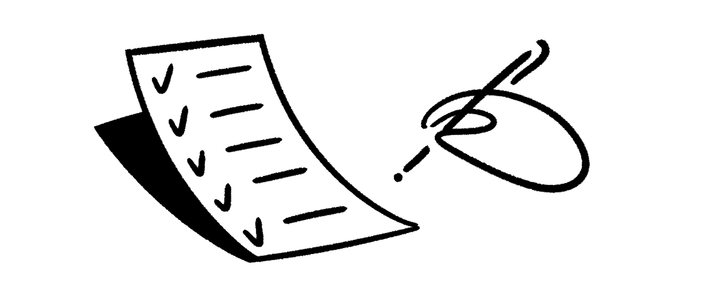 איור של טופס הרשמה שמתמלא.