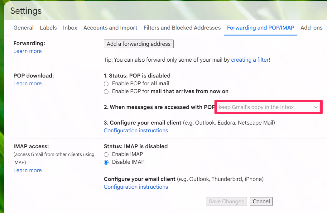 Source: Gmail screenshot