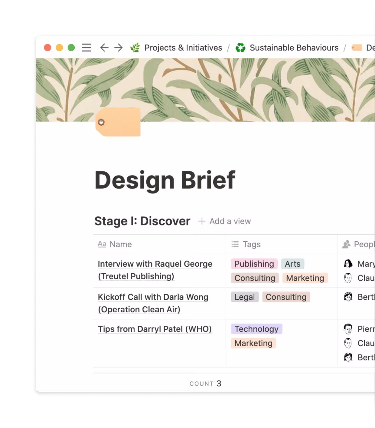 Templates help new teammates quickly learn how projects are managed.