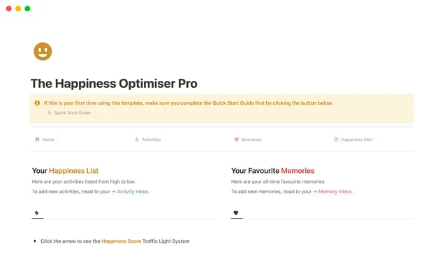 The Happiness Optimiser Pro